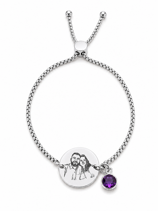 Pulsera Personalizada Ajustable con Fotografía