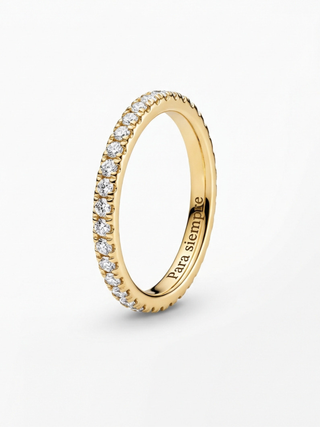 Anillo personalizado con circonias