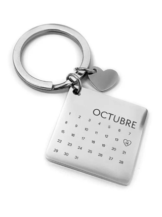 Llavero Personalizado con Fotografia y Calendario