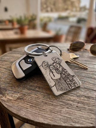 TWO PACK - LLAVERO RECTANGULAR