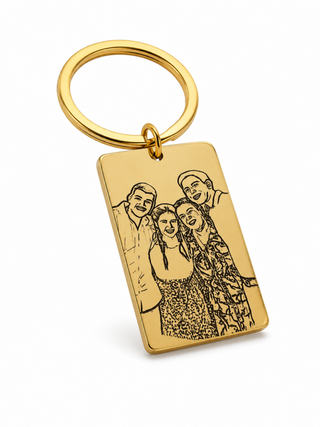 Llavero Personalizado Rectangular