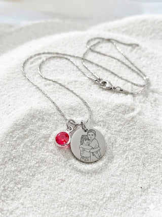 Collar Personalizado con Fotografía y Cristal