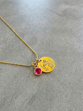 Collar Personalizado con Fotografía y Cristal