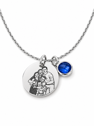 Collar Personalizado con Fotografía y Cristal