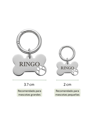 Placa personalizada para mascota