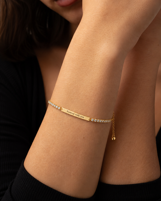 Pulsera personalizada de circonias