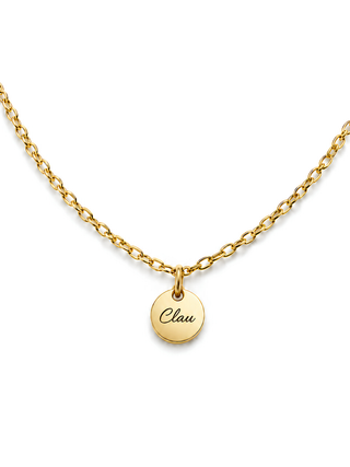 Collar Medalla Personalizado con Texto