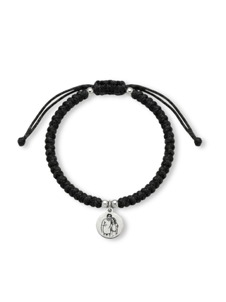 Pulsera tejida de hilo personalizada con fotografía