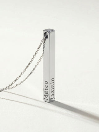 Collar personalizado en barra 3D