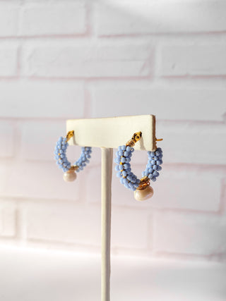 Aretes Viena- baby blue