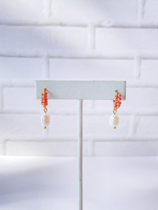 Aretes Marbella - coral