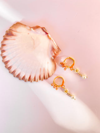 Aretes Caroline - peach